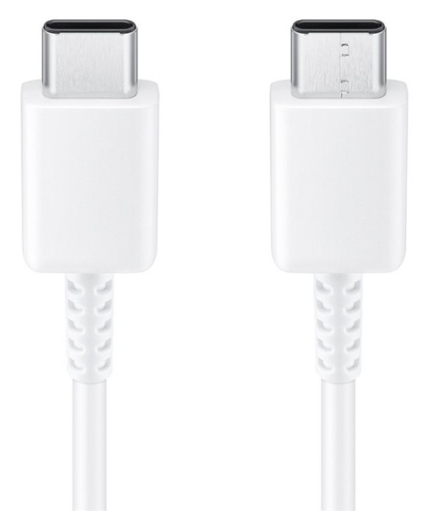 Samsung EP-DA705BWE USB-C till USB-C kabel, 1m, Vit, Bulk i gruppen SMARTPHONES & TABLETS / Opladere og kabler / Kabler / Kabler Type C hos TP E-commerce Nordic AB (38-88843)