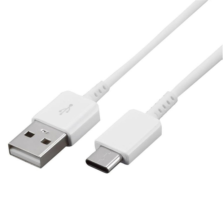 Samsung EP-DR140AWE USB till USB-C kabel, 0,8m, Vit, Bulk i gruppen SMARTPHONES & TABLETS / Opladere og kabler / Kabler / Kabler Type C hos TP E-commerce Nordic AB (38-88849)