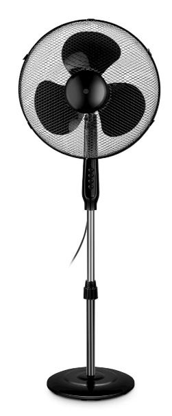 Oscillerande golvfläkt med 3 hastigheter, Svart i gruppen HJEM, HUS & HAVE / Ventilator & Klima apparater / Gulventilatorer hos TP E-commerce Nordic AB (38-89141)