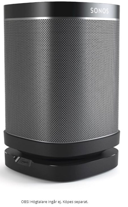 Vogels SOUND 4113 SonosPlay1/3 bordstander, sort i gruppen HJEMMEELEKTRONIK / Lyd & billede / Højttalere & tilbehør / Højttalerstander hos TP E-commerce Nordic AB (38-89222)