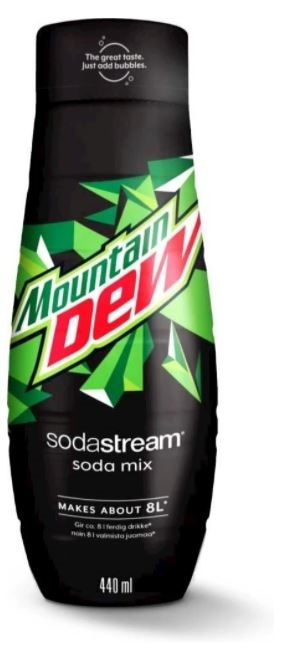 Sodastream Mountain Dew 440 ml - giver 8 liter i gruppen HJEM, HUS & HAVE / Husholdningsapparater / Vand & Juice / Kulsyremaskiner / Smag hos TP E-commerce Nordic AB (38-89343)