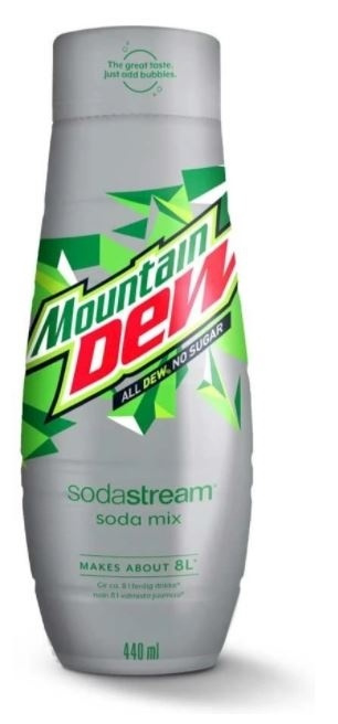 Sodastream Mountain Dew Diet 440 ml - giver 8 liter i gruppen HJEM, HUS & HAVE / Husholdningsapparater / Vand & Juice / Kulsyremaskiner / Smag hos TP E-commerce Nordic AB (38-89344)