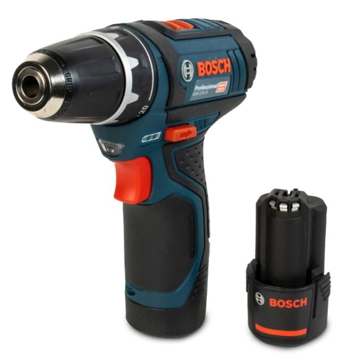 Bosch Professional GSR 12V-15 Sladdlös borrskruvdagare i gruppen HJEM, HUS & HAVE / Værktøj / Skruetrækkere hos TP E-commerce Nordic AB (38-89455)