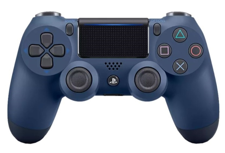 Sony DualShock 4 V2 (PS4) (Original), Midnight Blue i gruppen HJEMMEELEKTRONIK / Spilkonsoller og tilbehør / Sony PlayStation 4 hos TP E-commerce Nordic AB (38-89586)