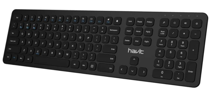 Havit Proline KB235BT Trådlöst tangentbord för flera enheter i gruppen COMPUTERTILBEHØR / Mus og tastatur / Tastatur / Ledningsfri hos TP E-commerce Nordic AB (38-89684)