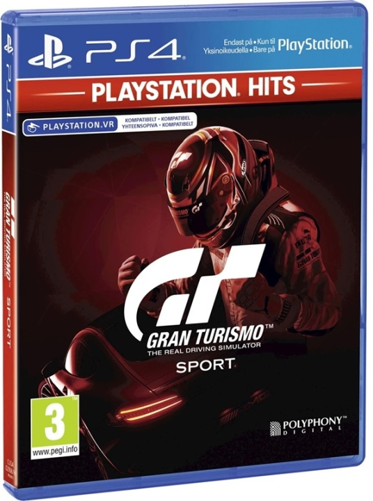 PS4 Gran Turismo Sport HITS i gruppen HJEMMEELEKTRONIK / Spilkonsoller og tilbehør / Sony PlayStation 4 hos TP E-commerce Nordic AB (38-89766)