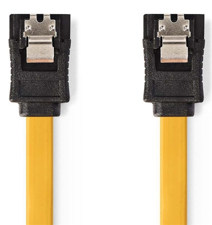 Nedis SATA kabel | 6 Gbps | SATA 7-Pin Hun | SATA 7-Pin Hun | Nikkelplateret | 0.50 m | Fladt | PVC | Gul | Plastikpose i gruppen COMPUTERTILBEHØR / Kabler og adaptere / Interne / SATA hos TP E-commerce Nordic AB (38-89779)