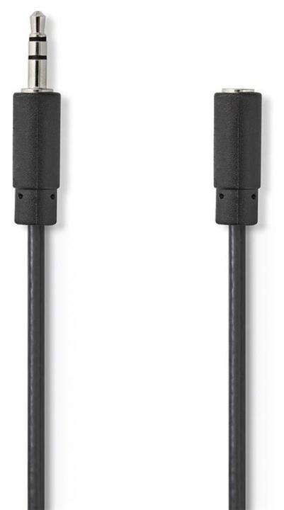 Nedis Stereo Audio kabel | 3.5 mm Hanstik | 3.5 mm Hunstik | Nikkelplateret | 2.00 m | Runde | Sort | Box i gruppen HJEMMEELEKTRONIK / Kabler og adaptere / Audio Analog / 3.5 mm hos TP E-commerce Nordic AB (38-89829)