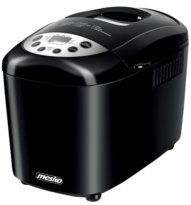 Mesko MS 6022 Bagemaskine - 15 programmer i gruppen HJEM, HUS & HAVE / Husholdningsapparater / Øvrige husholdningsapparater hos TP E-commerce Nordic AB (38-89852)