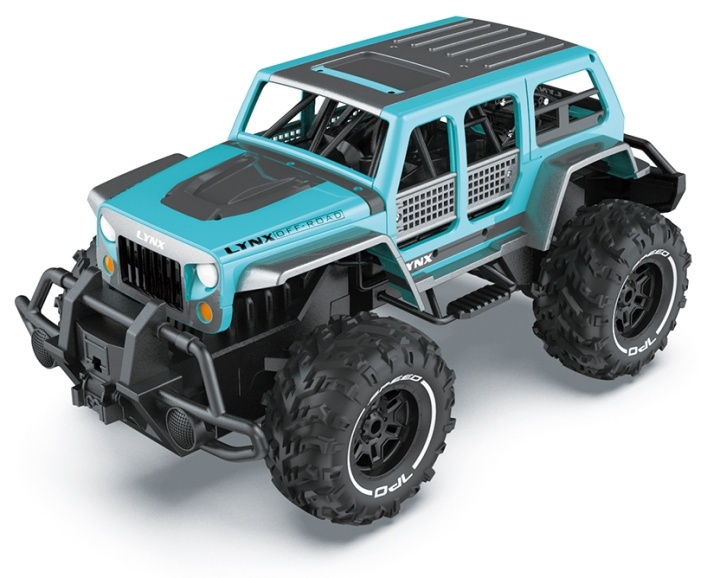 RC Big Foot Buggy 1:12, blå i gruppen LEGETØJ, BØRN & BABY / Radiostyrede / Radiostyrede biler hos TP E-commerce Nordic AB (38-89870)