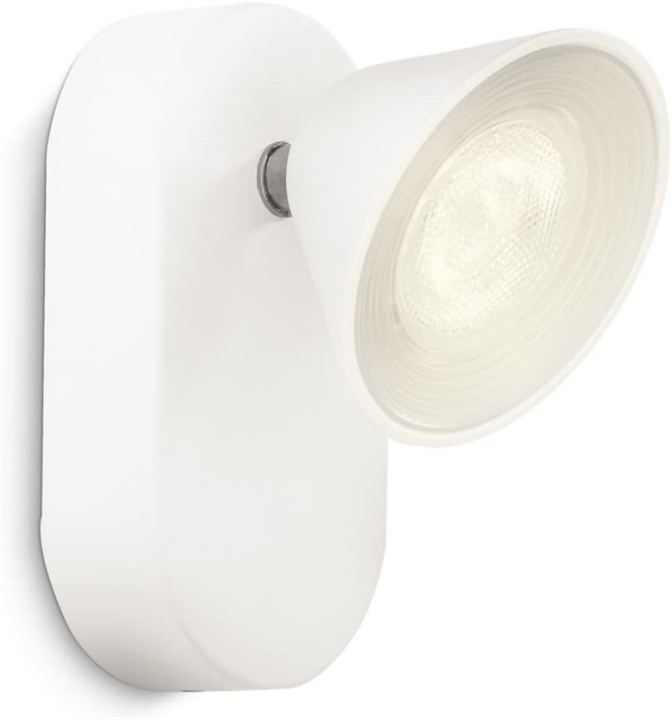 Philips myLiving Tweed Spotlight 500lm, hvid i gruppen HJEMMEELEKTRONIK / Lys / Væglamper hos TP E-commerce Nordic AB (38-89882)