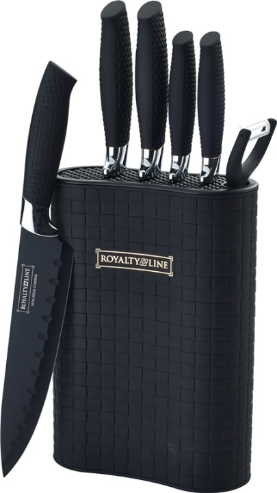 Royalty Line 5st knivar med knivställ i gruppen HJEM, HUS & HAVE / Køkkenredskaber / Køkkenknive & Knivslibemaskiner hos TP E-commerce Nordic AB (38-89994)