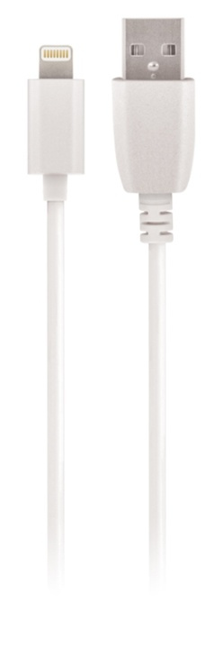Maxlife opladerkabel Lightning (1A) 1 m, hvid i gruppen SMARTPHONES & TABLETS / Opladere og kabler / Kabler / Kabler Lightning hos TP E-commerce Nordic AB (38-90059)