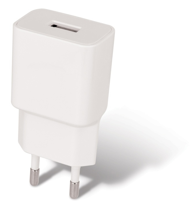 Maxlife vægoplader MXTC-01 USB (1A) + Lightning-kabel, hvid i gruppen SMARTPHONES & TABLETS / Opladere og kabler / Vægoplader / Vægoplader Lightning hos TP E-commerce Nordic AB (38-90073)