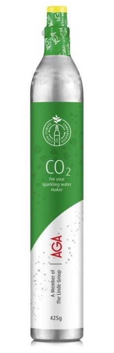 AGA Biogon C kulsyrepatron 425 g, grøn i gruppen HJEM, HUS & HAVE / Husholdningsapparater / Vand & Juice / Kulsyremaskiner / Tilbehør hos TP E-commerce Nordic AB (38-90129)