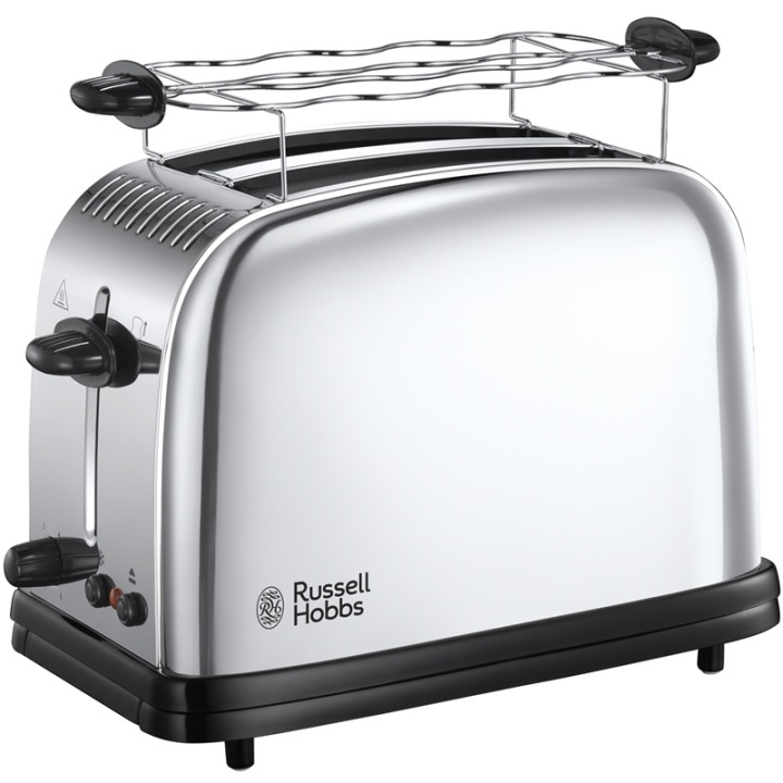 Russell Hobbs Chester Brödrost, 2 Brödskivor, Rostfritt stål i gruppen HJEM, HUS & HAVE / Husholdningsapparater / Brødristere & Sandwich Makers / Brødristere hos TP E-commerce Nordic AB (38-90177)
