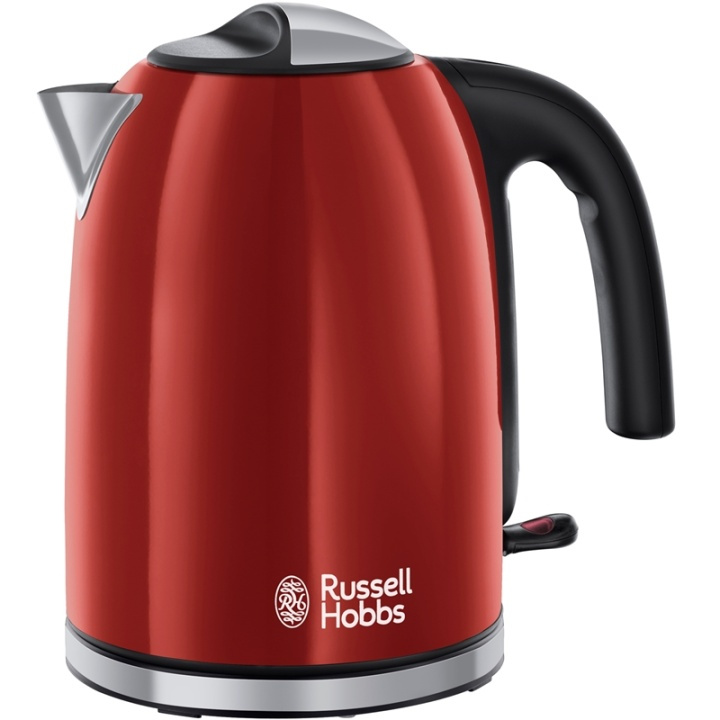 Russell Hobbs Vattenkokare Colours Red 1,7l i gruppen HJEM, HUS & HAVE / Husholdningsapparater / Vand & Juice / Elkedel hos TP E-commerce Nordic AB (38-90189)