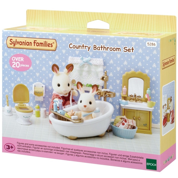 Sylvanian Families Country Bathroom Set i gruppen LEGETØJ, BØRN & BABY / Legetøj / Docks og tilbehør hos TP E-commerce Nordic AB (38-90347)