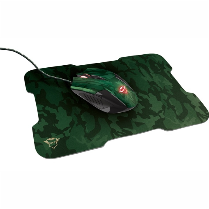 Trust GXT 781 Rixa Camo Mouse & pad i gruppen COMPUTERTILBEHØR / GAMING / Mus hos TP E-commerce Nordic AB (38-90474)