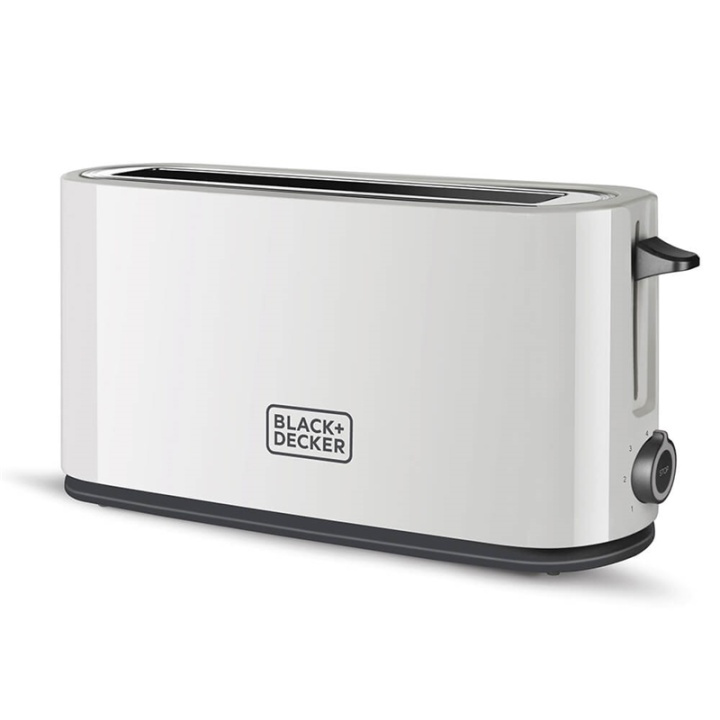 BLACK+DECKER Brødrister 1000W Hvid i gruppen HJEM, HUS & HAVE / Husholdningsapparater / Brødristere & Sandwich Makers / Brødristere hos TP E-commerce Nordic AB (38-90521)