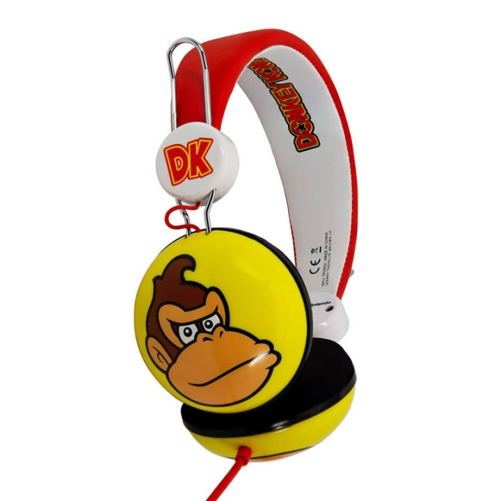 DONKEY KONG Høretelefoner On-Ear Dome Tween 90dB Donkey Kong i gruppen HJEMMEELEKTRONIK / Lyd & billede / Hovedtelefoner & Tilbehør / Hovedtelefoner hos TP E-commerce Nordic AB (38-90620)