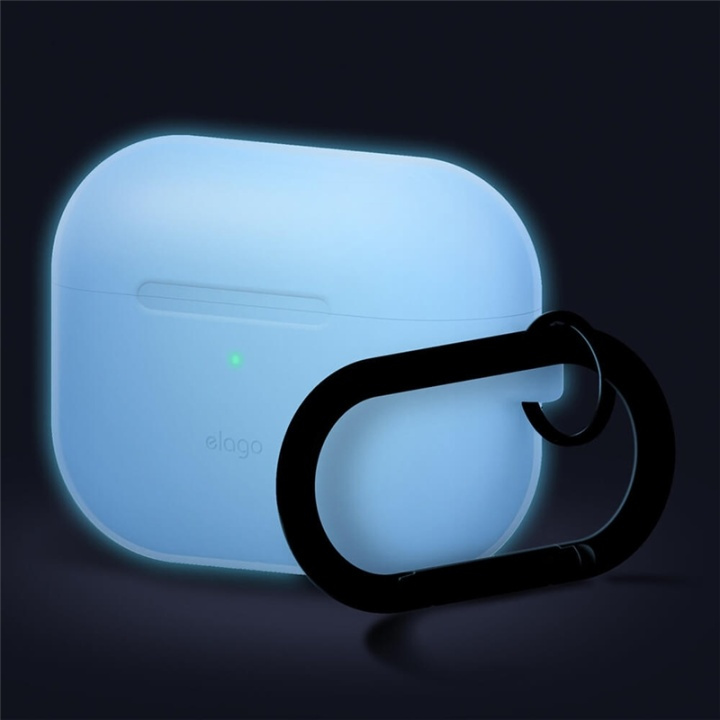Elago Beskyttelsestaske til Airpod Pro med Karabin Blå i gruppen HJEMMEELEKTRONIK / Lyd & billede / Hovedtelefoner & Tilbehør / Tilbehør hos TP E-commerce Nordic AB (38-90623)