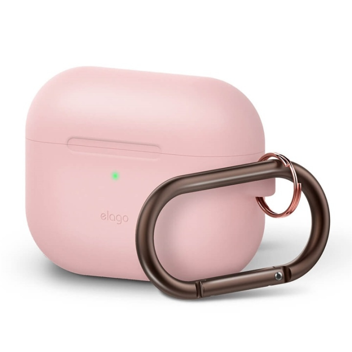 Elago Beskyttelsestaske til Airpod Pro med Karabin Rosa i gruppen HJEMMEELEKTRONIK / Lyd & billede / Hovedtelefoner & Tilbehør / Tilbehør hos TP E-commerce Nordic AB (38-90624)