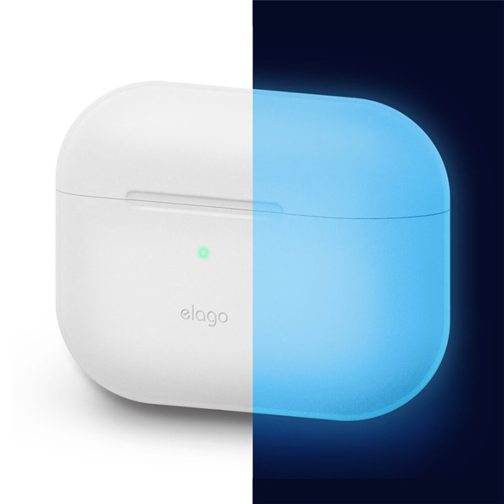 elago Beskyttelsestaske til Airpod Pro Silikone Hvid-Blå i gruppen HJEMMEELEKTRONIK / Lyd & billede / Hovedtelefoner & Tilbehør / Tilbehør hos TP E-commerce Nordic AB (38-90626)