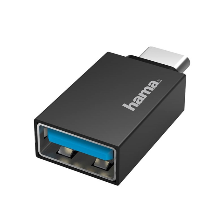 HAMA USB-C Adapter til USB-A USB 3.2 Gen1, 5 Gbps i gruppen SMARTPHONES & TABLETS / Opladere og kabler / Adaptere hos TP E-commerce Nordic AB (38-90709)