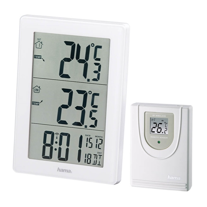 Hama Väderstation EWS-3000 Vit i gruppen HJEM, HUS & HAVE / Ventilator & Klima apparater / Termometre og vejrstationer hos TP E-commerce Nordic AB (38-90739)