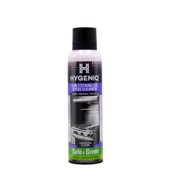 HYGENIQ 3-in-1 Rengøring Rustfrit Stål 185ml i gruppen HJEM, HUS & HAVE / Rengøringsmidler / Rengøringsmidler hos TP E-commerce Nordic AB (38-90822)