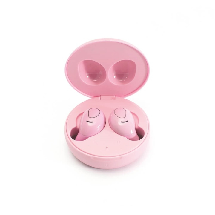 LEDWOOD Hörlur i9 TWS True Wireless In-Ear Rosa Mic i gruppen HJEMMEELEKTRONIK / Lyd & billede / Hovedtelefoner & Tilbehør / Hovedtelefoner hos TP E-commerce Nordic AB (38-90953)
