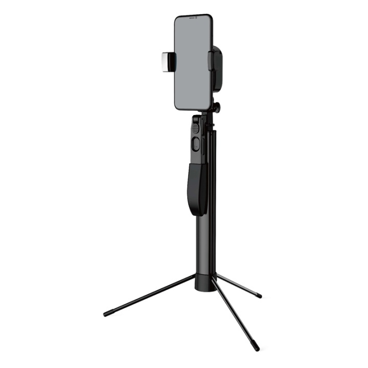 North Fotostativ til Mobil (Youtube/Insta/TikTok) 30-110cm Incl Belysning og Fjernbetjening i gruppen SMARTPHONES & TABLETS / Øvrigt tilbehør / Docks, Stativ og Holder hos TP E-commerce Nordic AB (38-91023)
