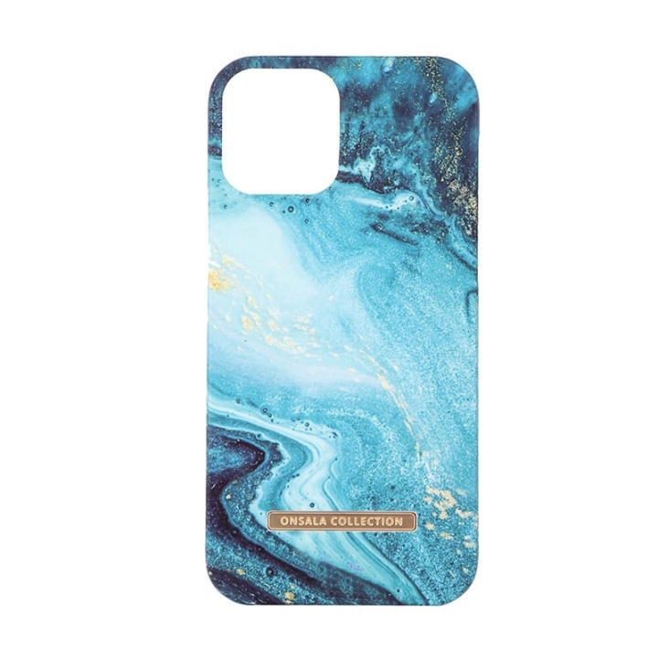 Onsala COLLECTION Mobilskal Soft Blue Sea Marble iPhone 12 Pro Max i gruppen SMARTPHONES & TABLETS / Mobil Beskyttelse / Apple / iPhone 12 Pro / Cover hos TP E-commerce Nordic AB (38-91050)