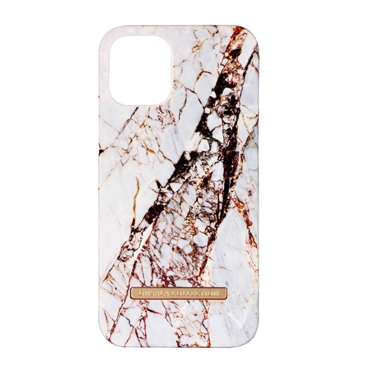 Onsala COLLECTION Mobilskal Soft White Rhino Marble iPhone 12 Mini i gruppen SMARTPHONES & TABLETS / Mobil Beskyttelse / Apple / iPhone 12 Mini / Cover hos TP E-commerce Nordic AB (38-91060)