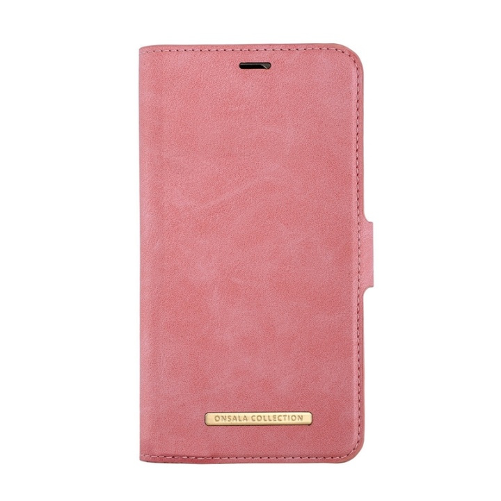 Onsala Wallet iPhone 12 Mini Dusty Pink i gruppen SMARTPHONES & TABLETS / Mobil Beskyttelse / Apple / iPhone 12 Mini / Cover hos TP E-commerce Nordic AB (38-91062)