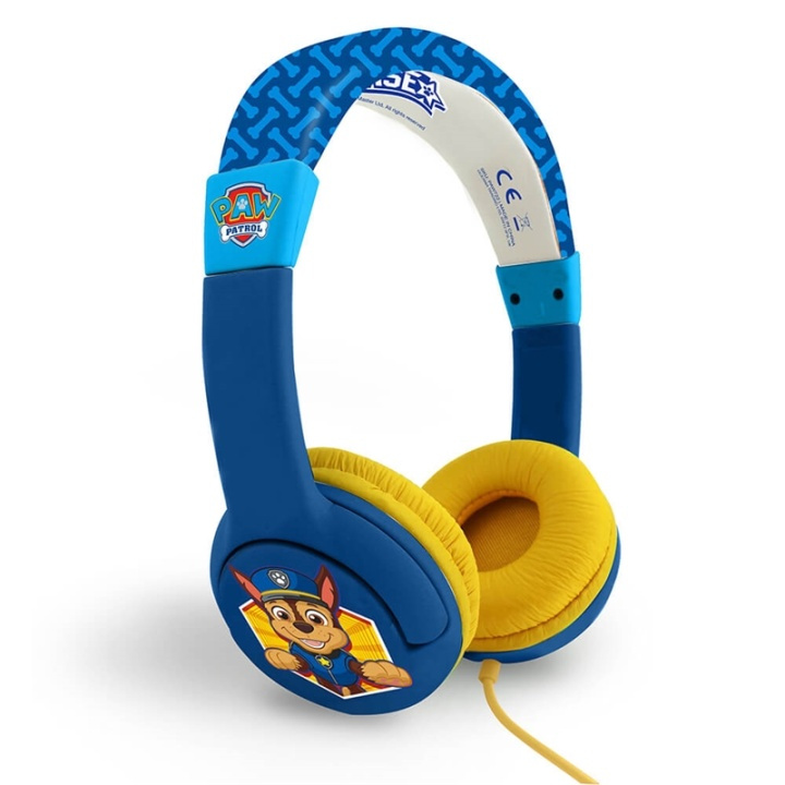 Paw Patrol Høretelefoner On-Ear Junior 85dB Paw Patrol Chase i gruppen HJEMMEELEKTRONIK / Lyd & billede / Hovedtelefoner & Tilbehør / Hovedtelefoner hos TP E-commerce Nordic AB (38-91134)