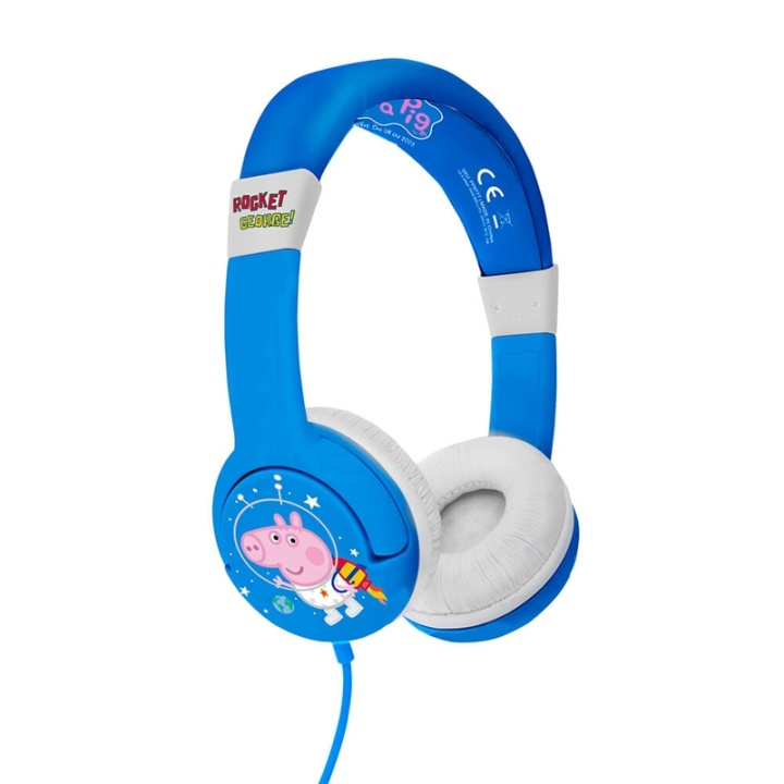 Peppa Pig Høretelefoner On-Ear Junior 85db George Rocket i gruppen HJEMMEELEKTRONIK / Lyd & billede / Hovedtelefoner & Tilbehør / Hovedtelefoner hos TP E-commerce Nordic AB (38-91138)