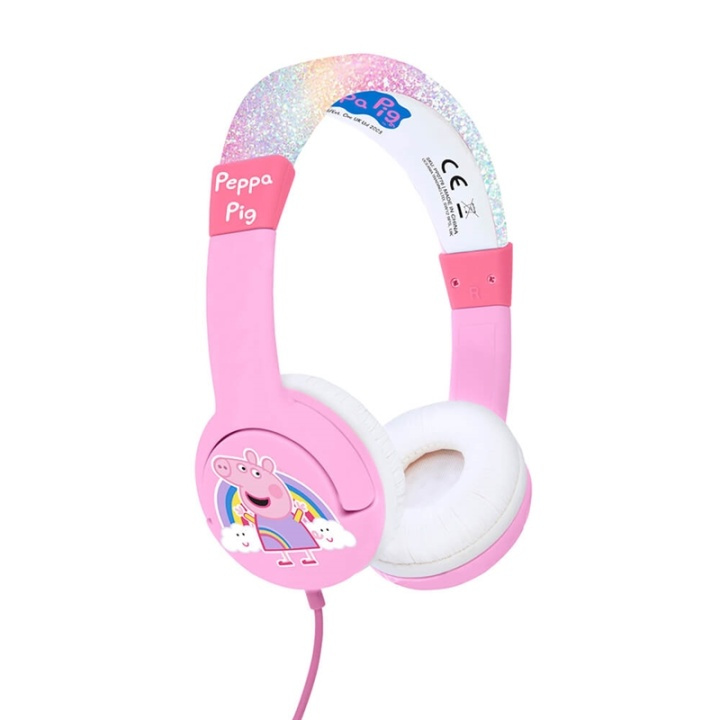 Peppa Pig Høretelefoner On-Ear Junior 85db Gurli Gris i gruppen HJEMMEELEKTRONIK / Lyd & billede / Hovedtelefoner & Tilbehør / Hovedtelefoner hos TP E-commerce Nordic AB (38-91140)