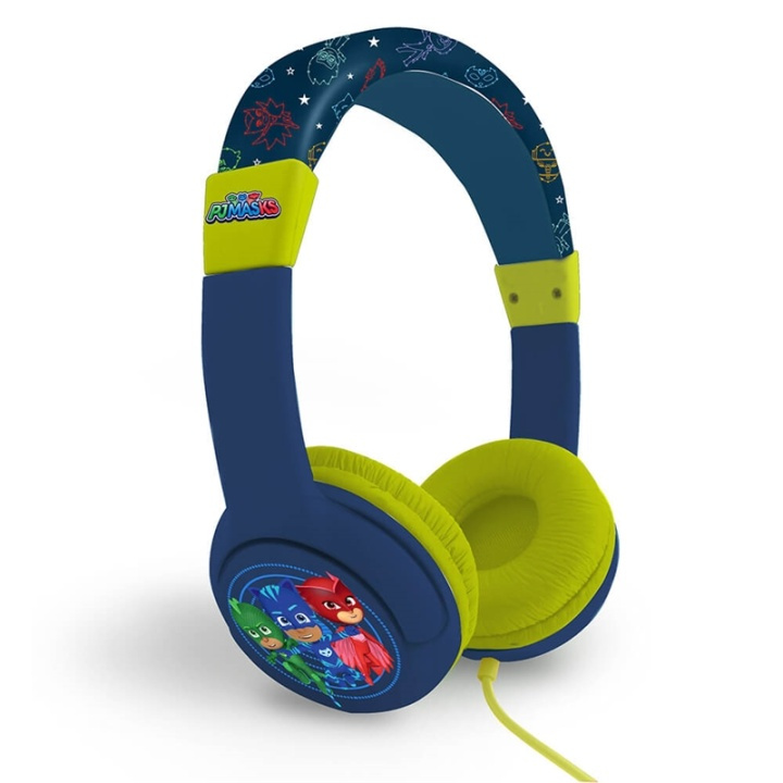 PJ MASKS Høretelefoner On-Ear Junior 85db Team Pyjamas Heltene i gruppen HJEMMEELEKTRONIK / Lyd & billede / Hovedtelefoner & Tilbehør / Hovedtelefoner hos TP E-commerce Nordic AB (38-91146)