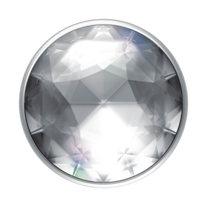 POPSOCKETS Disco Crystal Silver Aftageligt Greb m. Standerfunktion Premium i gruppen SMARTPHONES & TABLETS / Øvrigt tilbehør / Popsockets hos TP E-commerce Nordic AB (38-91180)