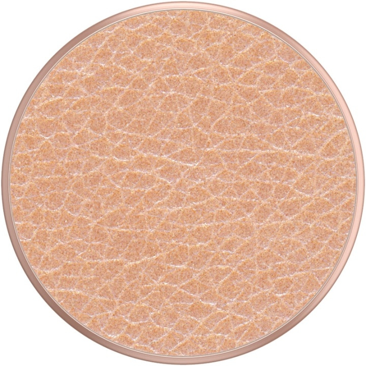 PopSockets Pebbled Vegan Leather Rose Gold Avtagbart Grip med Ställfunktion Premium i gruppen SMARTPHONES & TABLETS / Øvrigt tilbehør / Popsockets hos TP E-commerce Nordic AB (38-91220)