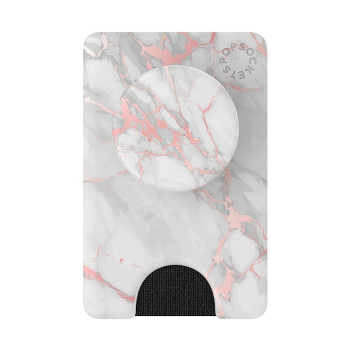 PopSockets Wallet Rose Gold Lutz Marble Aftagelig Mobil Wallet PopWallet+ i gruppen SMARTPHONES & TABLETS / Øvrigt tilbehør / Popsockets hos TP E-commerce Nordic AB (38-91262)
