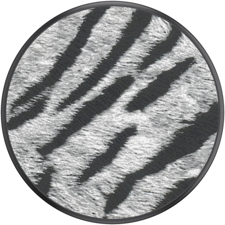 PopSockets PopGrip PREMIUM Vegan Leather Zebra i gruppen SMARTPHONES & TABLETS / Øvrigt tilbehør / Popsockets hos TP E-commerce Nordic AB (38-91266)