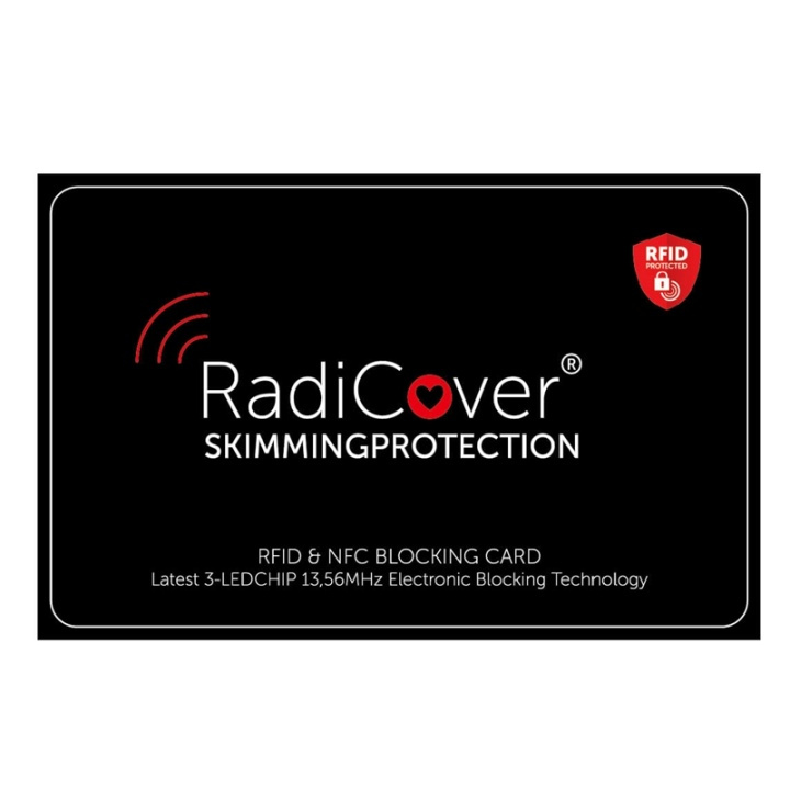 Radicover Skim-Block Kort 3-Led RFID NFC Skimmingbeskyttelse i gruppen SPORT, FRITID & HOBBY / Accessories / RFID hos TP E-commerce Nordic AB (38-91277)
