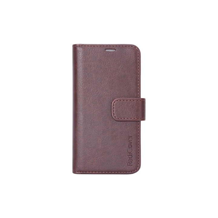 RADICOVER Strålingsbeskyttende Wallet PU iPhone 5/5S/SE Flipcover RFID Brun i gruppen SMARTPHONES & TABLETS / Mobil Beskyttelse / Apple / iPhone 5/5S/SE / Cover hos TP E-commerce Nordic AB (38-91296)