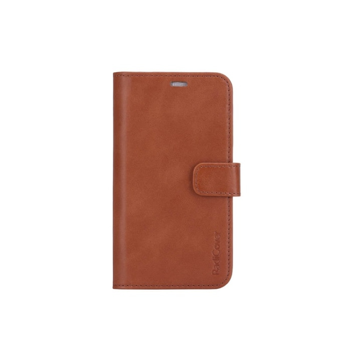 RADICOVER Strålingsbeskyttende Wallet Læder iPhone 12/12 Pro 2in1 Exclusive RFID Brun i gruppen SMARTPHONES & TABLETS / Mobil Beskyttelse / Apple / iPhone 12 / Cover hos TP E-commerce Nordic AB (38-91316)