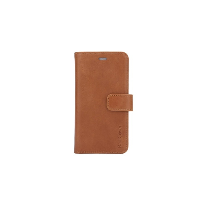 RADICOVER Strålingsbeskyttende Wallet Læder iPhone 6/7/8/SE2020/22 2in1 Magnetcover Brun i gruppen SMARTPHONES & TABLETS / Mobil Beskyttelse / Apple / iPhone 6/6S / Cover hos TP E-commerce Nordic AB (38-91320)