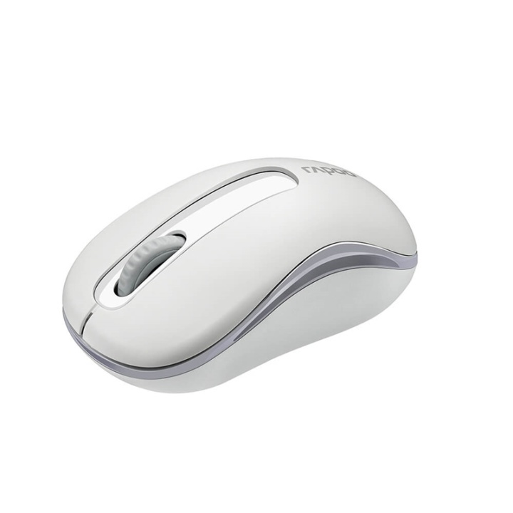 RAPOO Mouse M10 Plus Wireless 2.4GHz White i gruppen COMPUTERTILBEHØR / Mus og tastatur / Mus / Ledningsfri hos TP E-commerce Nordic AB (38-91351)