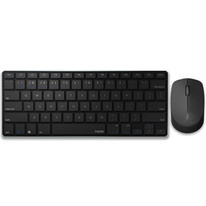 Rapoo Keyboard/Mice Set 9000M Wireless Multi-Mode Black i gruppen COMPUTERTILBEHØR / Mus og tastatur / Tastatur / Pakke hos TP E-commerce Nordic AB (38-91371)